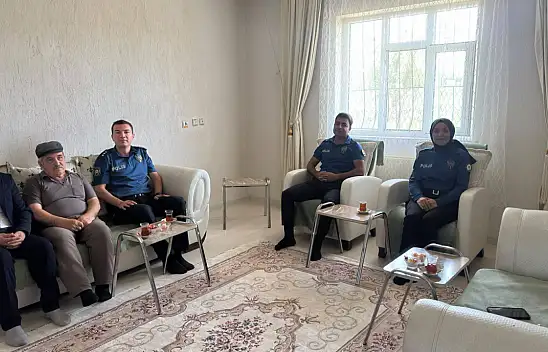 Diyadin'de şehit emanetleri yalnız bırakılmadı