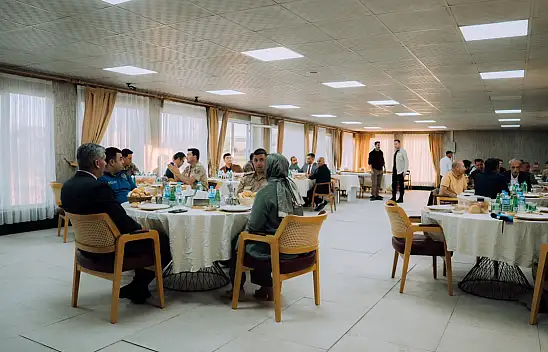 Diyadin'de tayini çıkan kurum amirlerine veda programı düzenlendi