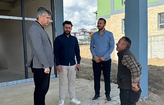 Diyadin'de TOKİ konutları yükseliyor