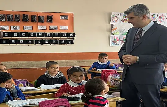 Diyadin Kaymakamı Korkusuz'dan okullara ara tatil sonrası ziyaret