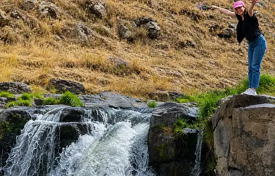 Doğaseverlerin rotası Meya Şelalesi ve mağaraları oldu