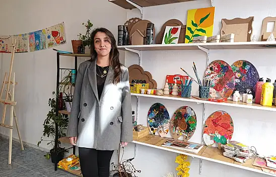 Doğubayazıt'ın ilk sanat atölyesi ile kadınlar sanata adım atıyor