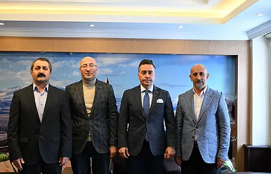 Eğitim-Bir-Sen Ağrı Şubesi'nden Emniyet Müdürü Göksel Önder'e Ziyaret