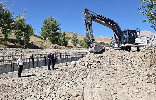 Eleşkirt'in Kaşesor Deresi yeni yüzüne kavuşuyor