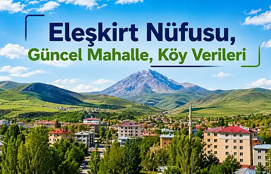 Eleşkirt Nüfusu, Güncel Mahalle, Köy Verileri