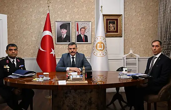 Erzurum Valisi Mustafa Çiftçi, İçişleri Bakanı Ali Yerlikaya Başkanlığındaki Video Konferans Toplantısına Katıldı