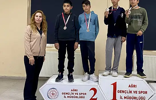 Hamur'da dart heyecanı: Dereceye giren sporcular belli oldu