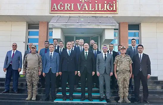İçişleri Bakan Yardımcısı Mehmet Cangir Ağrı'da incelemelerde bulundu