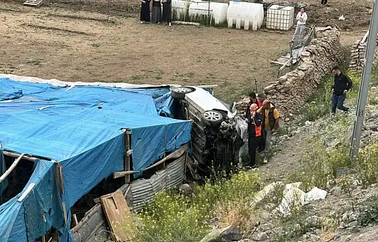 Iğdır-Kars kara yolunda feci kaza: 1 kişi ağır yaralandı