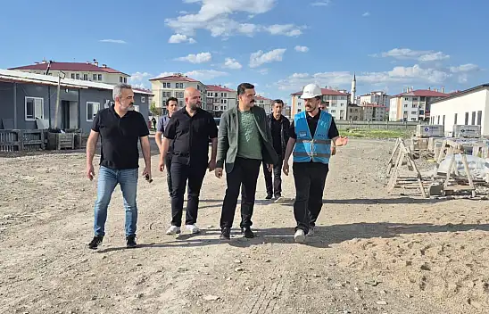 İl Sağlık Müdürü Acu'dan Kadın Doğum ve Çocuk Hastalıkları Hastanesi inşaatına ziyaret