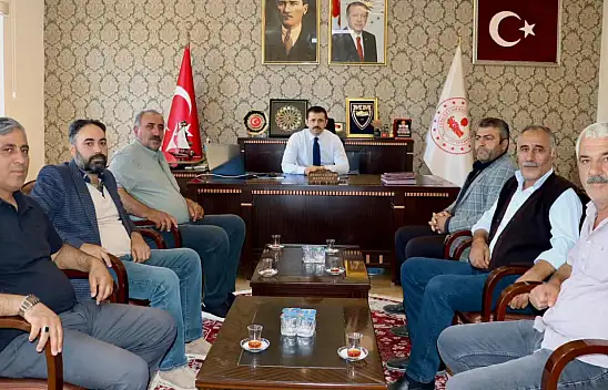 Kaymakam Coşkun Yeni Parti Tutak teşkilatını kabul etti