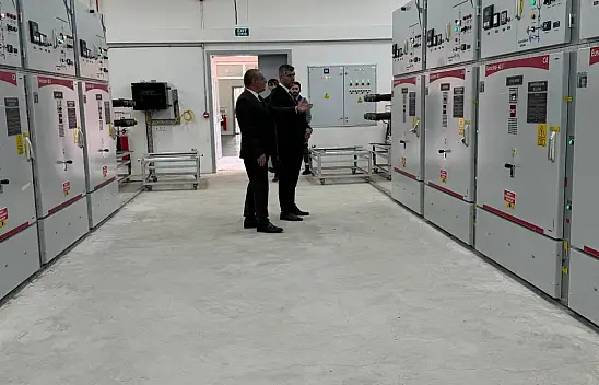Kaymakam Korkusuz'dan Diyadin Trafo Merkezi'ne inceleme ziyareti