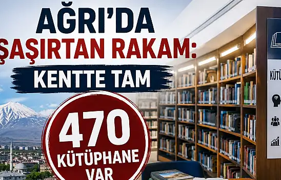 Kütüphane sayısında Ağrı'nın ulaştığı rakam dikkat çekti