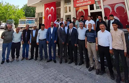 MHP Tutak İlçe Kongresinde güven tazeledi: Coşkun Aytekin yeniden başkan seçildi