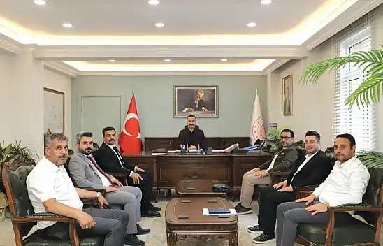 Müftü Demirkaynak'tan Kaymakam Ayvat'a hayırlı olsun ziyareti