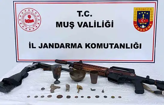 Muş'ta tarihi eser operasyonu Urartu ve Roma dönemi objeleri ele geçirildi