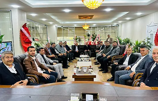 Patnos Belediye Başkanı Taşkın'dan ATSO Başkanı Erat'a ziyaret