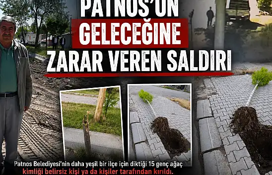 Patnos'un geleceğine zarar veren saldırı