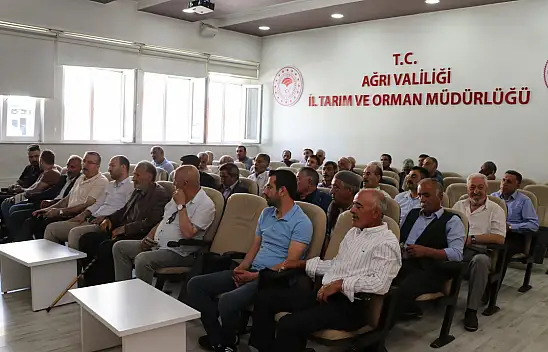 Tarım sayımı için Ağrı'da muhtarlar bilgilendirildi