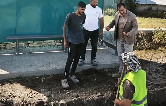 Taşlıçay'da doğalgaz çalışmaları sürüyor