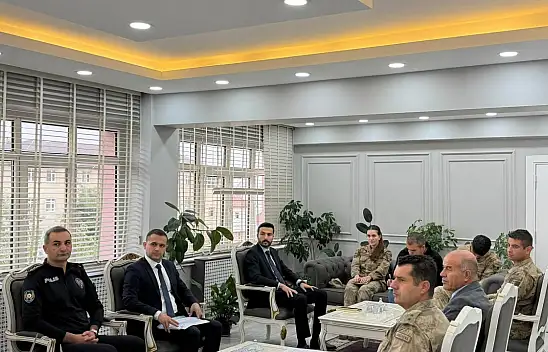 Taşlıçay'da okul güvenliği için kapsamlı toplantı