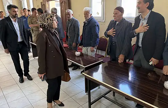Taşlıçay Kaymakamı Kübra Baka Kılıç'tan taziye ziyareti