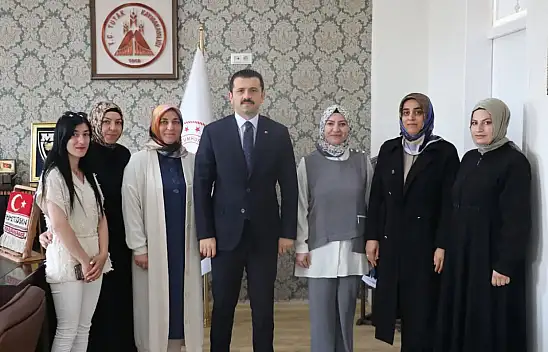 Tutak Kadın Kooperatifi'nden Kaymakam Ahmet Coşkun'a ziyaret