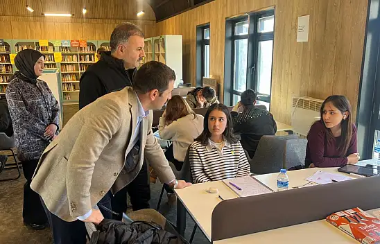 Tutak'ta ders çalışan öğrencilere sürpriz ziyaret