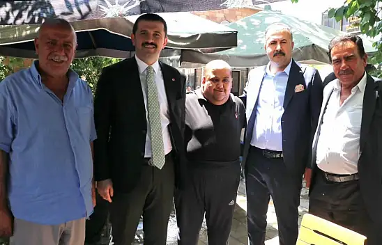 Tutak'ta Kaymakam Ahmet Coşkun vatandaşlarla bir araya geldi