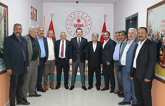 Tutak'ta muhtarlar Kaymakam Coşkun ile bir araya geldi