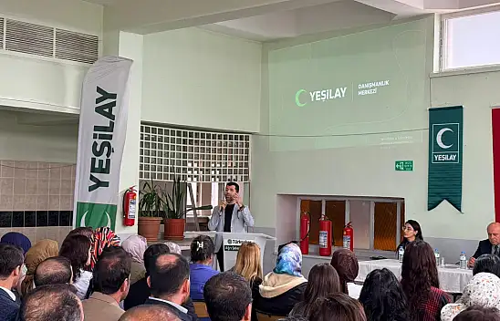 Yeşilay'dan şeker fabrikasında bağımlılık eğitimi