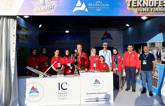 YÖK Başkanı Özvar AİÇÜ'nün TEKNOFEST standını ziyaret etti