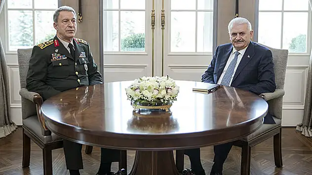 Yıldırım ve Akar bir araya geldi