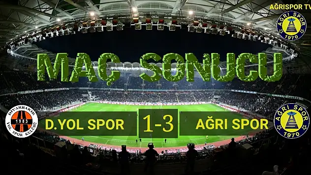 Ağrı 1970 Spor deplasmandan 3 puanla döndü