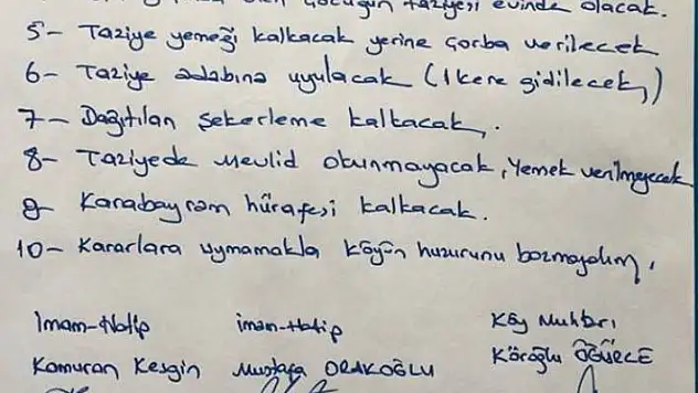 Ağrı'da köylülerden taziye ayarı
