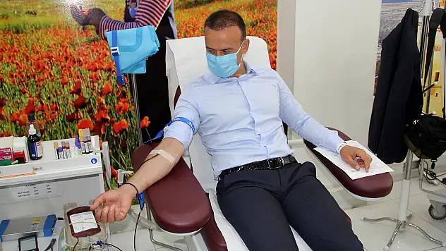 Ağrı'da Kızılay'a kan bağışı kampanyası