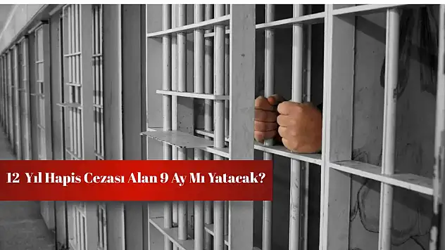 12 yıl hapis cezası alan 9 ay mı yatacak?