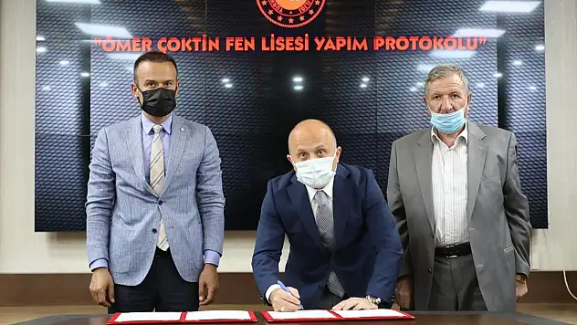 Doğubayazıt Ömer Çoktin Fen Lisesi yapım işi protokolü imzalandı