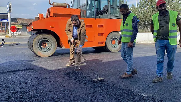 Ağrı Sanayi Sitesi Asfaltlanıyor