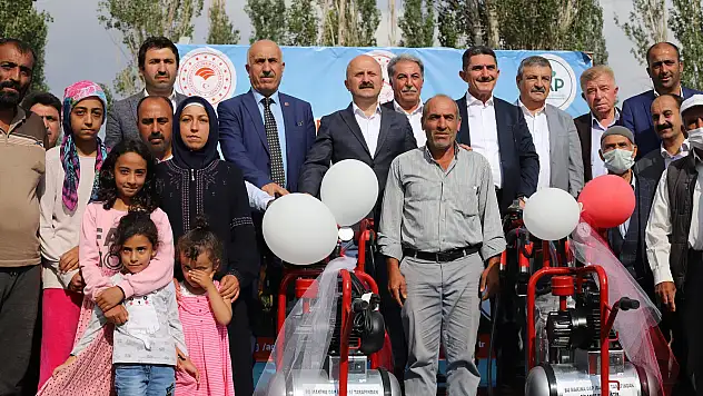 Süt Sağım Ünitesi Dağıtım Programında yatırım müjdeleri verildi