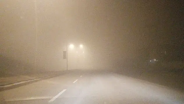 Doğubayazıt'ta sis etkili olu