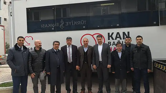 Ağrı eğitim camiasından kan bağışı