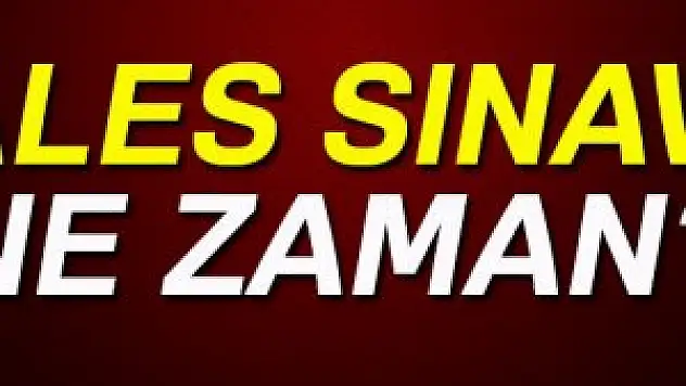 ALES sınavı ne zaman?
