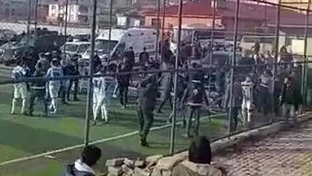 Ağrı amatör liginde hakeme saldırı