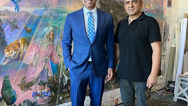 İsmail Acar'dan İshak Paşa Sarayı'na özel sergi 'Nuh'