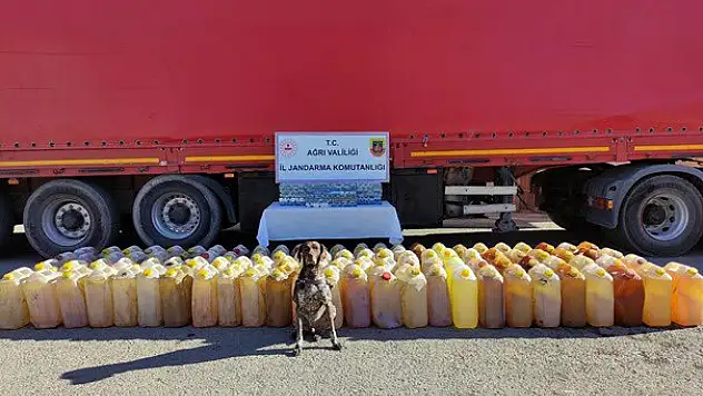 Ağrı'da kaçak sigara ve benzin ele geçirildi