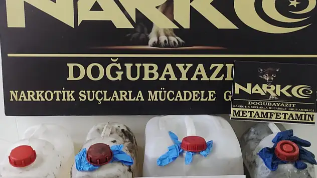 Ağrı'da 91 kilo 606 gram uyuşturucu ele geçirildi