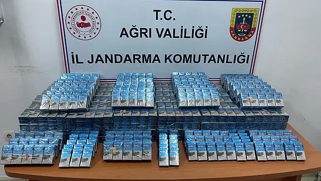 Ağrı'da 3 bin 851 paket kaçak sigara ele geçirildi