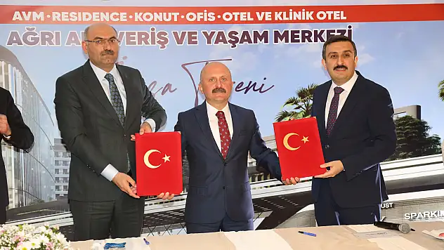 Ağrı'ya yapılacak AVM için imzalar atıldı
