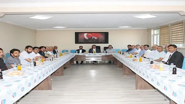 Diyadin Müftüsü İbrahim Arvasi için veda yemeği